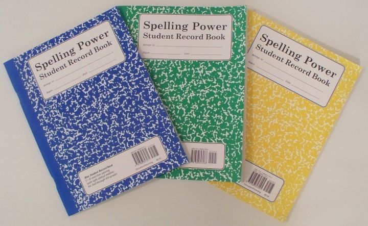 Spelling Power Student Record Books